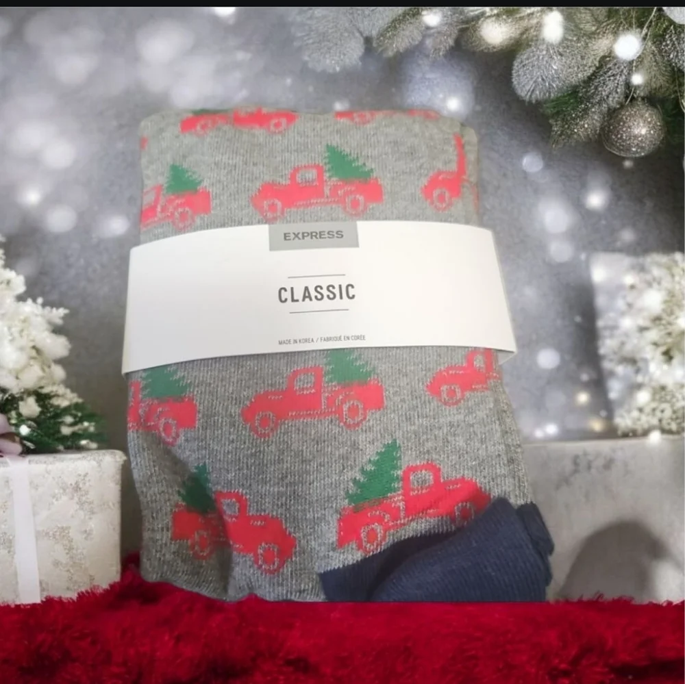 Express SOCKS NWT Dogs & Trucks 8/13 Gift Idea